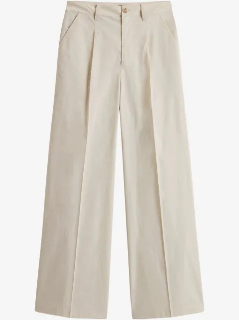 Woolrich pressed-crease trousers