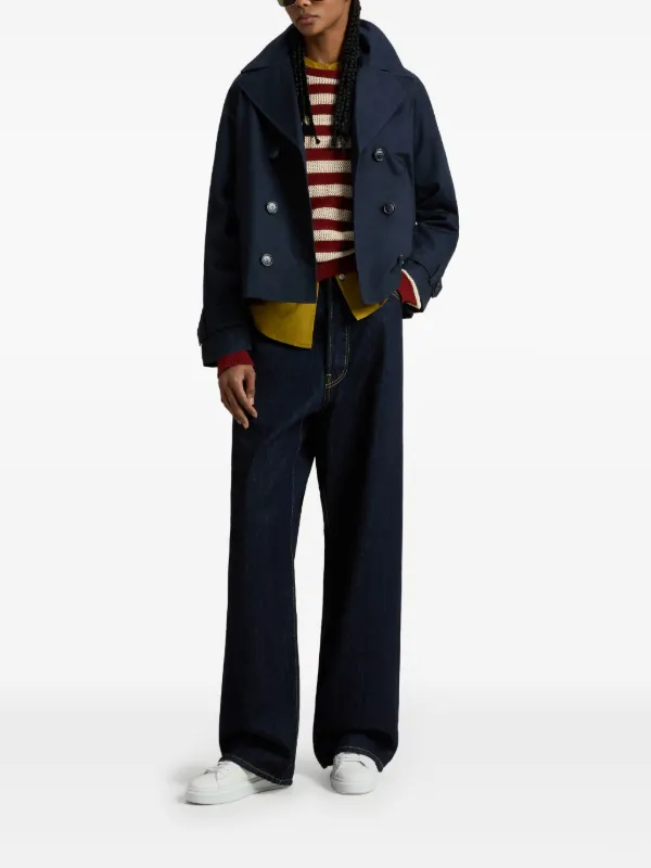 WOOLRICH✴︎限定ピーコート Woolrich コットン ピーコート | ブルー | FARFETCH JP