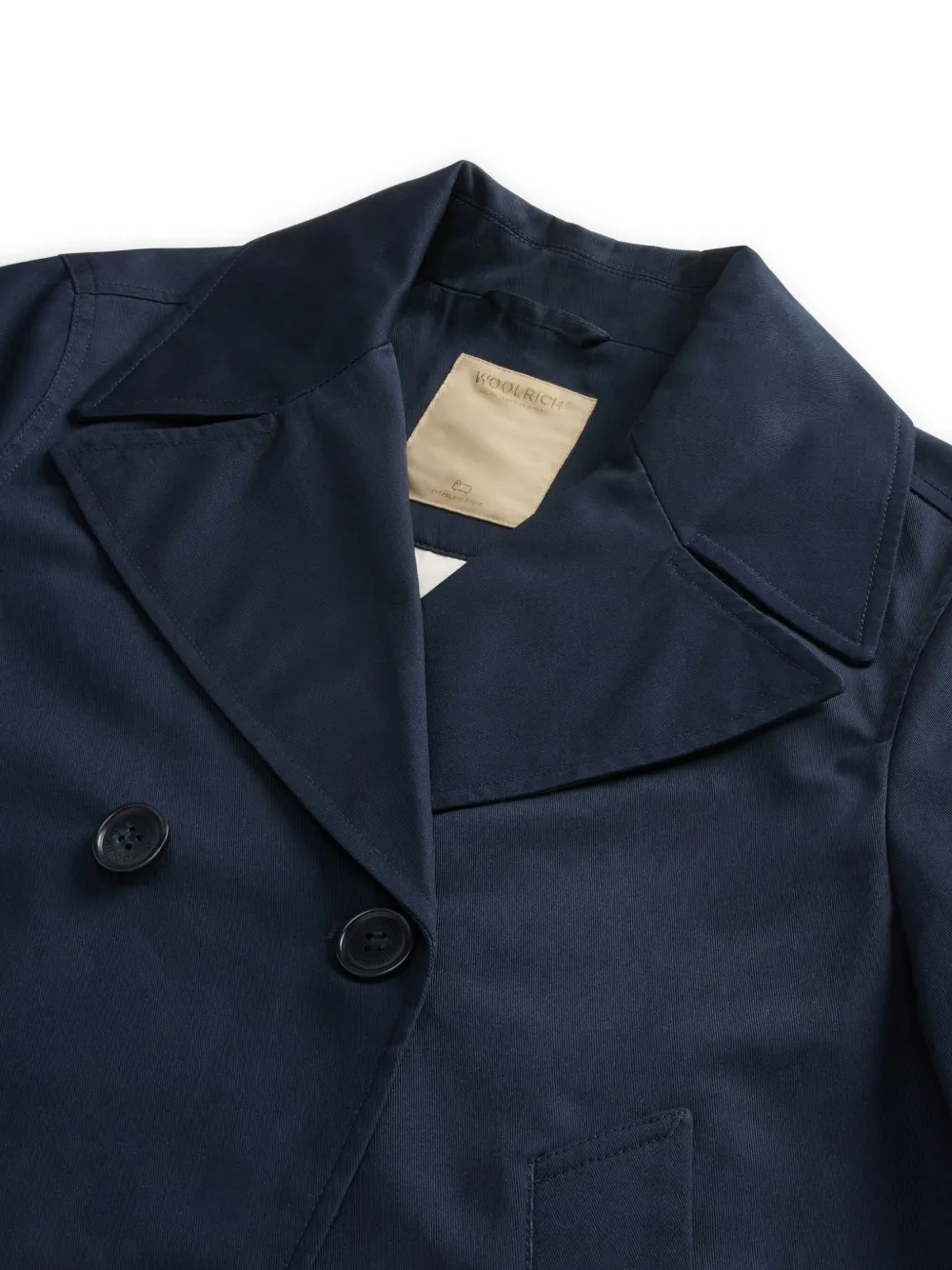 WOOLRICH✴︎限定ピーコート Woolrich コットン ピーコート | ブルー | FARFETCH JP