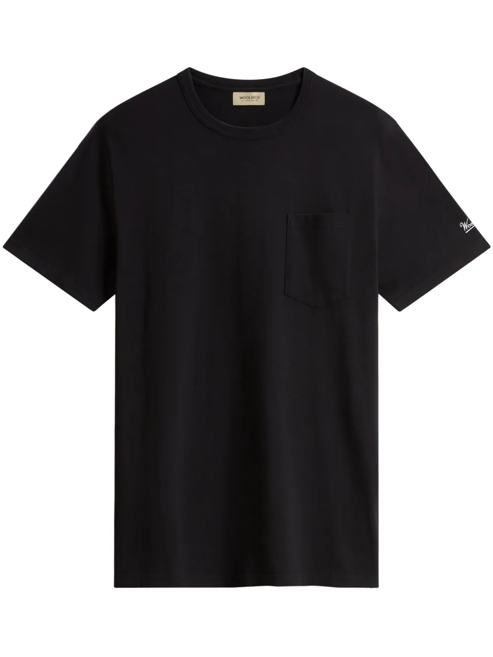 logo-embroidered T-shirt