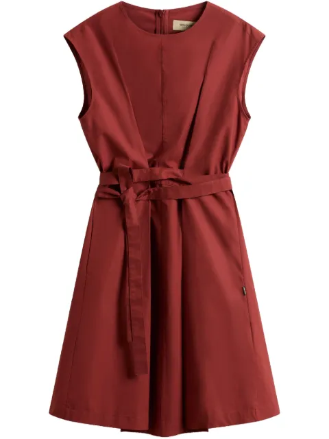 Woolrich poplin belted dress