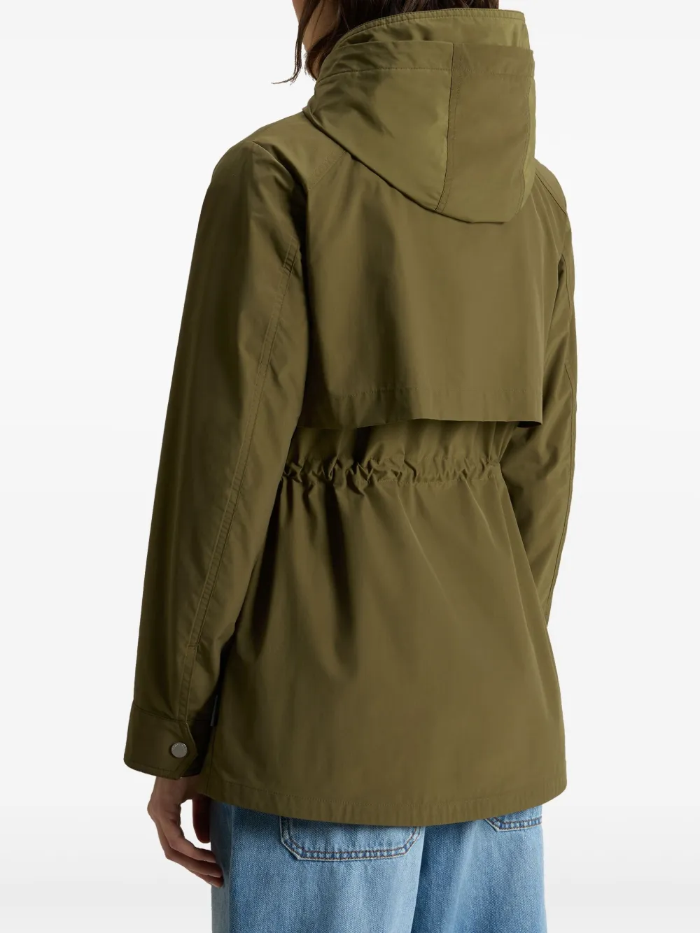 Woolrich Summer jack met capuchon Groen