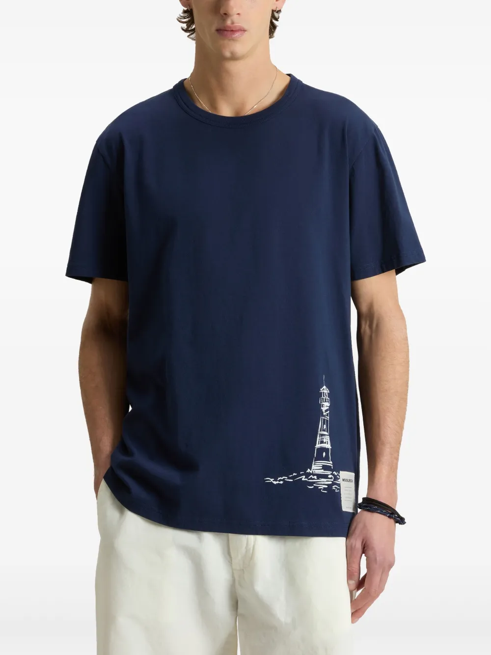 Woolrich Offshore T-shirt Blauw