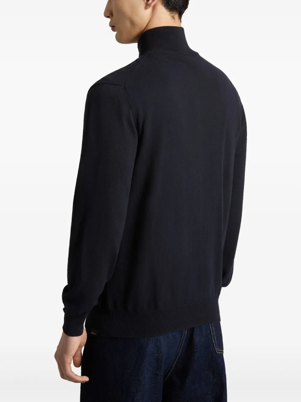 Woolrich Katoenen vest Blauw