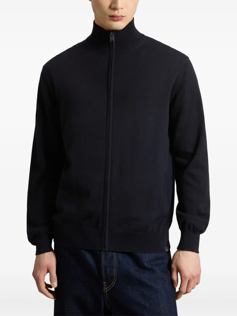 Woolrich Katoenen vest Blauw