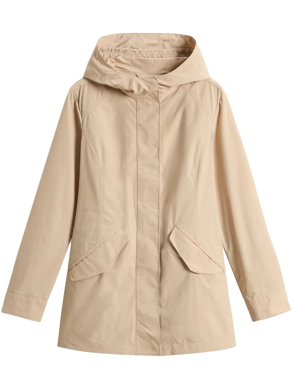 hooded parka coat