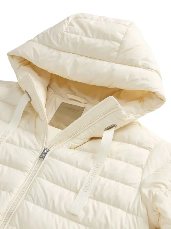 Woolrich キルティング フーデッドジャケット | ホワイト | FARFETCH JP