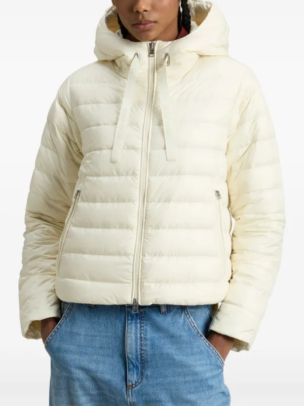 Woolrich キルティング フーデッドジャケット | ホワイト | FARFETCH JP