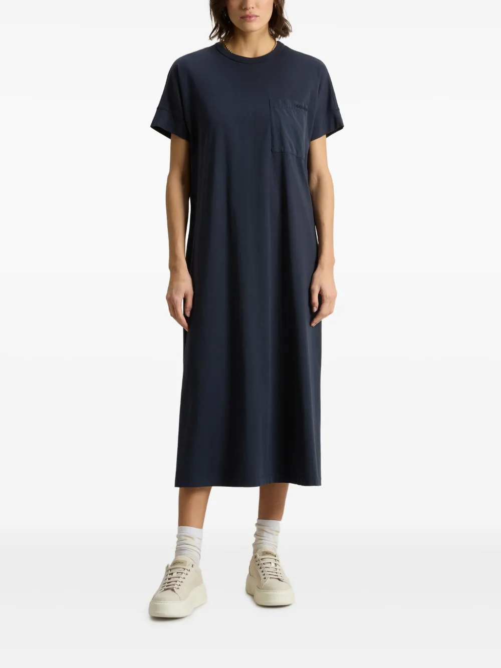Woolrich Kimono midi-jurk Blauw