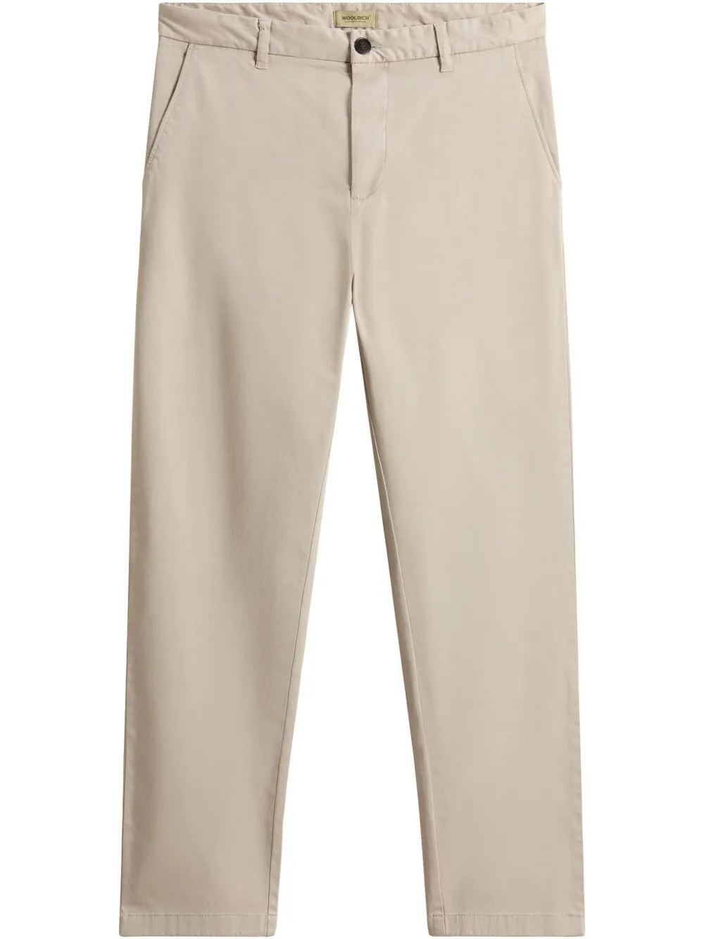 Woolrich Cotton Trousers In Neutrals