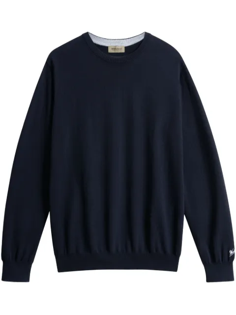Woolrich sudadera con logo bordado