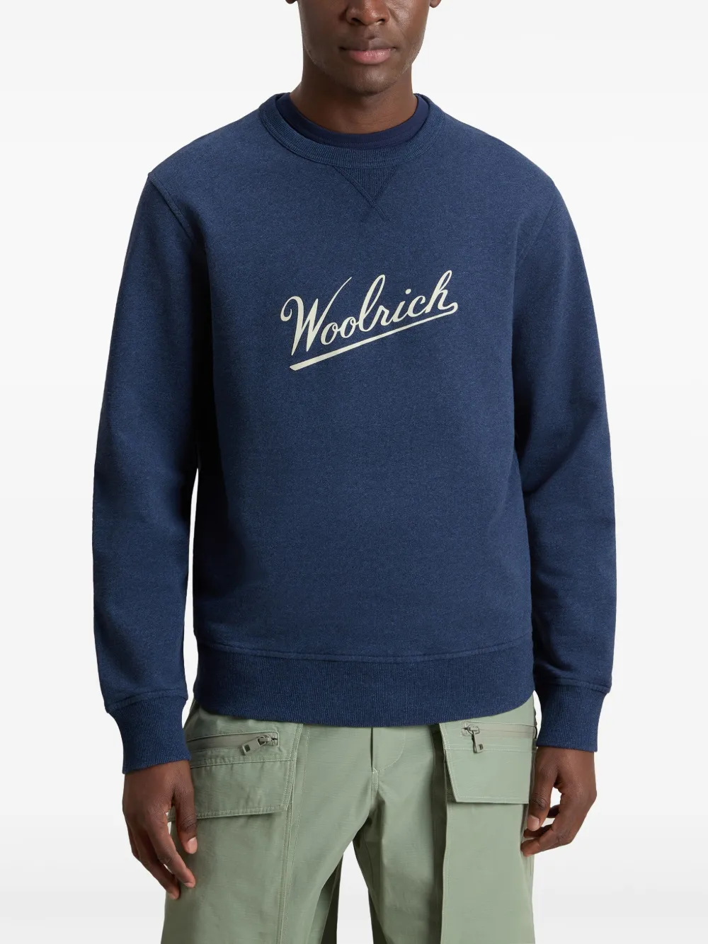 Woolrich Mouline sweatshirt - Blauw