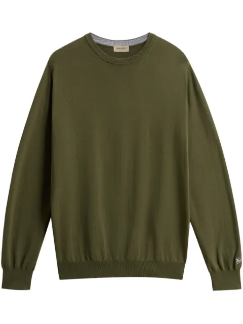 Woolrich sudadera con logo bordado