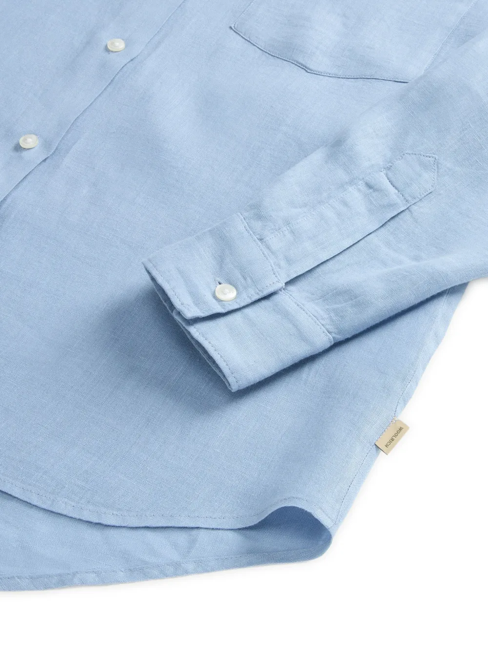 Woolrich Linen Shirt | Blue | FARFETCH