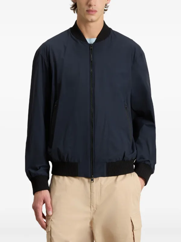 Woolrich Matt Stretch ボンバージャケット | ブルー | FARFETCH JP
