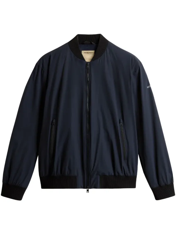 Woolrich Matt Stretch ボンバージャケット | ブルー | FARFETCH JP