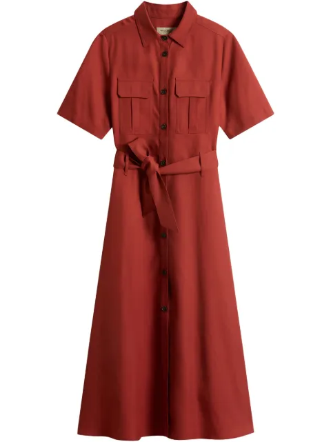 Woolrich short-sleeved midi dress 