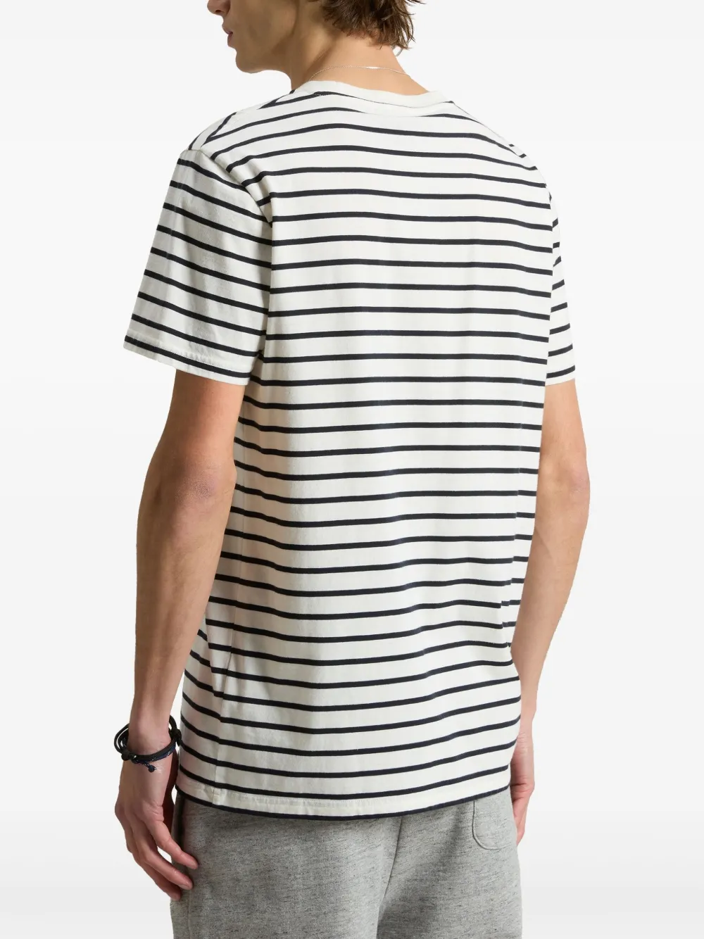 Woolrich Gestreept T-shirt Wit