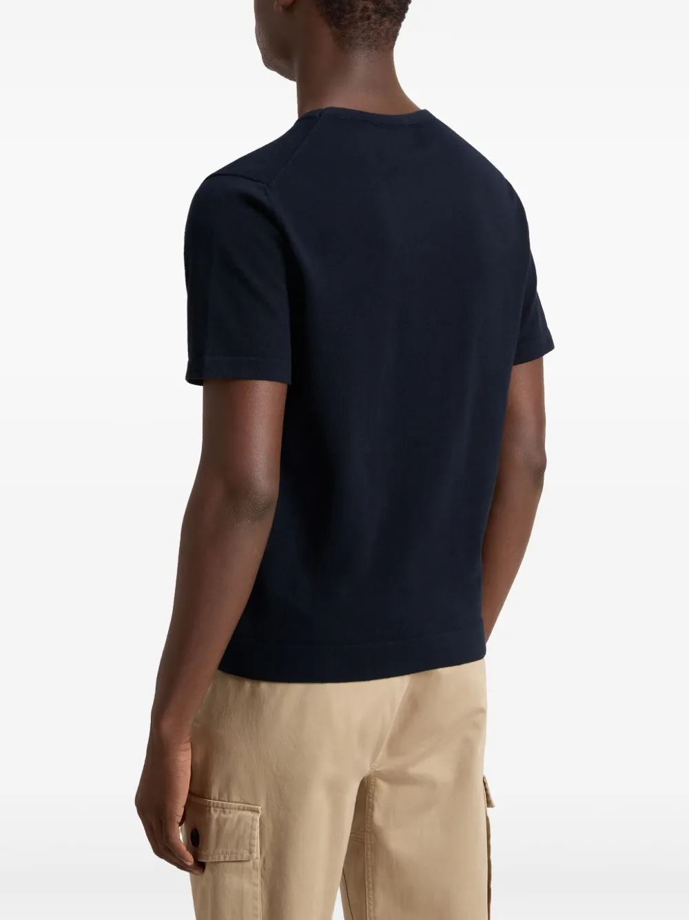 Woolrich Gebreid T-shirt Blauw