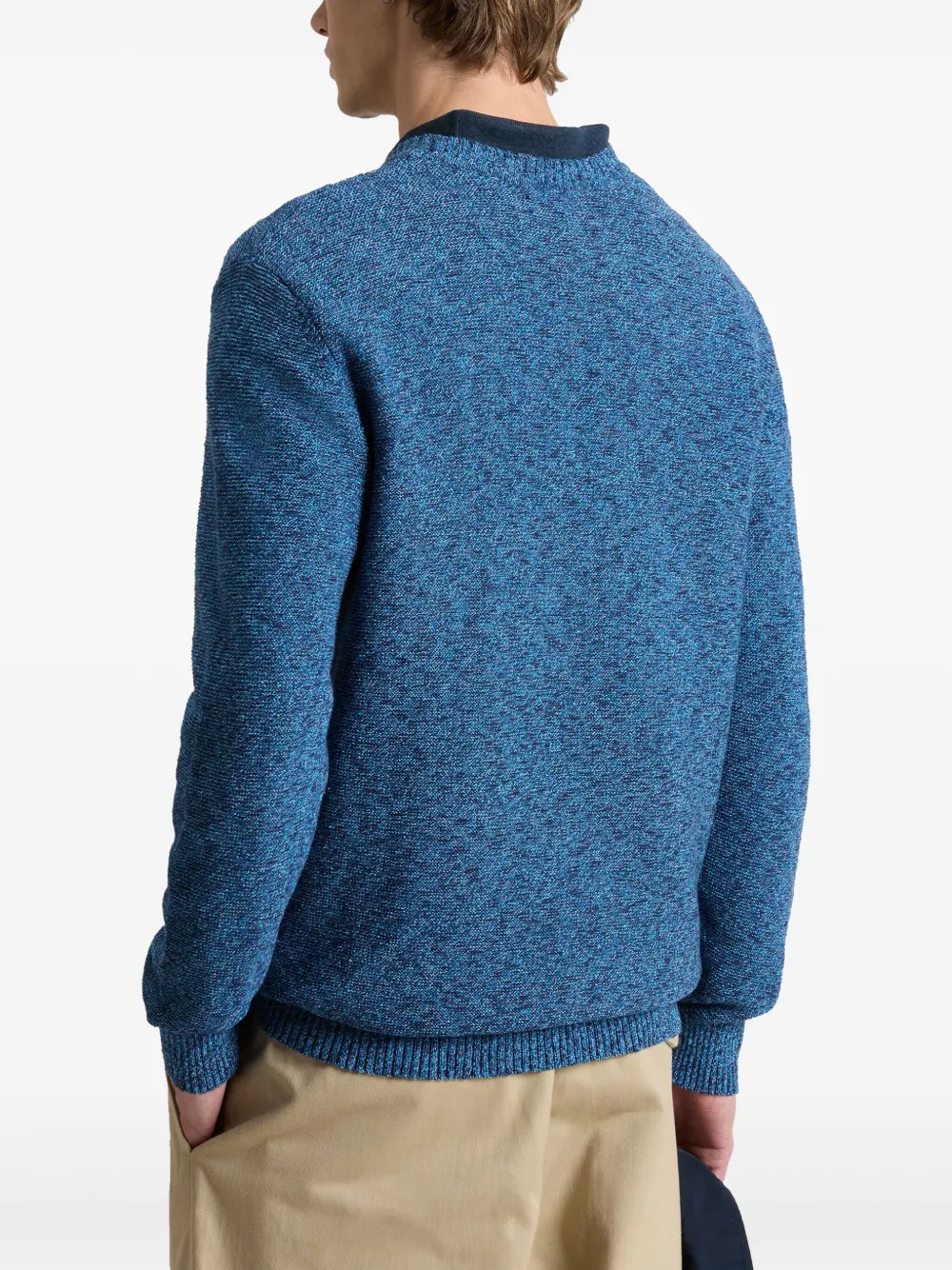 Woolrich Marled trui Blauw