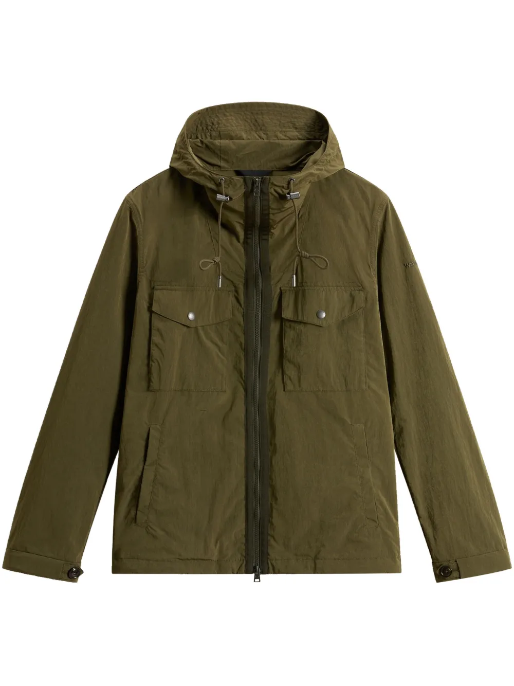 Woolrich Nylon Poly hooded jacket | Green | Image 1