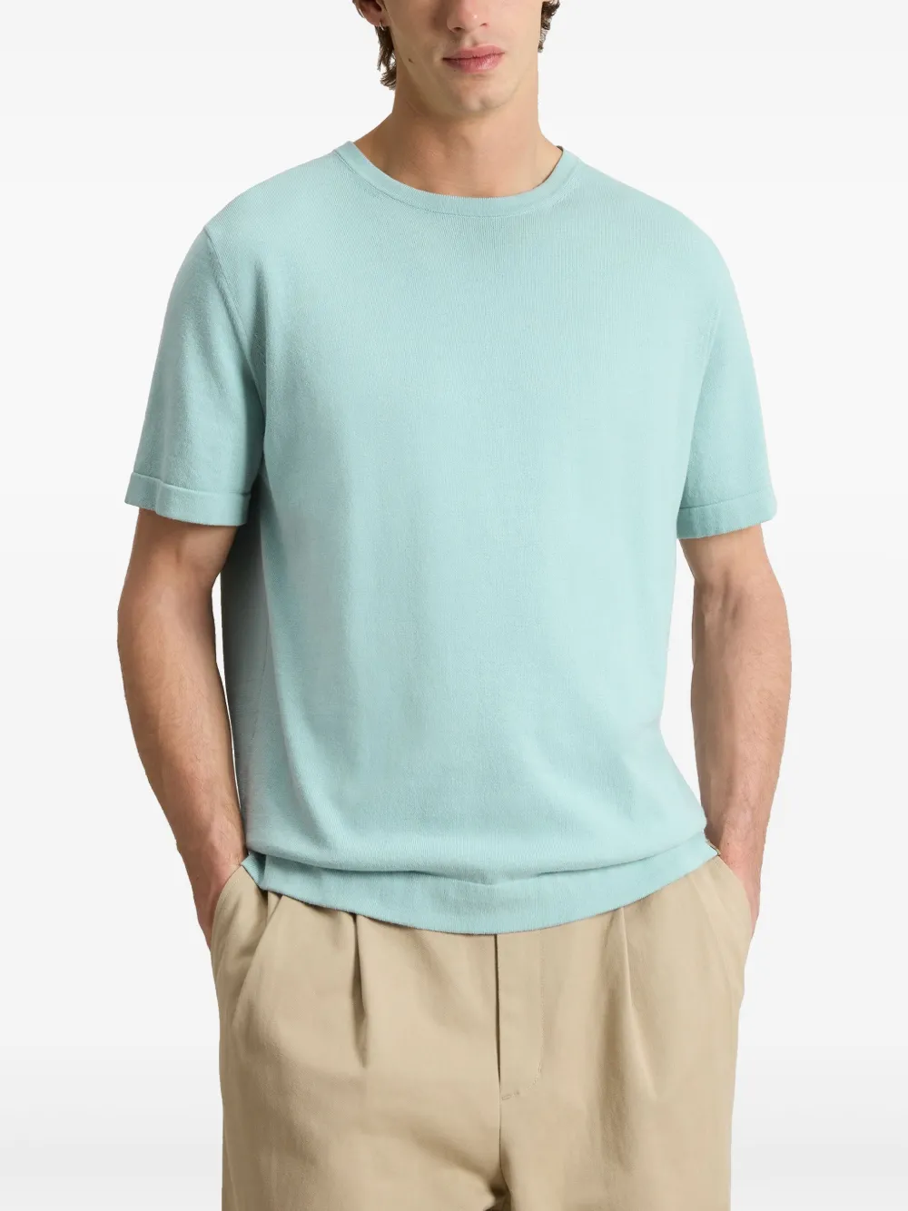 Woolrich T-shirt met ronde hals Groen