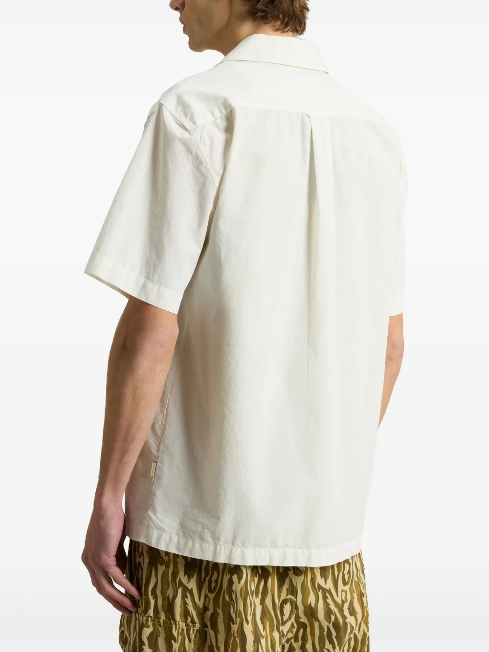 Woolrich Geverfd overhemd Wit