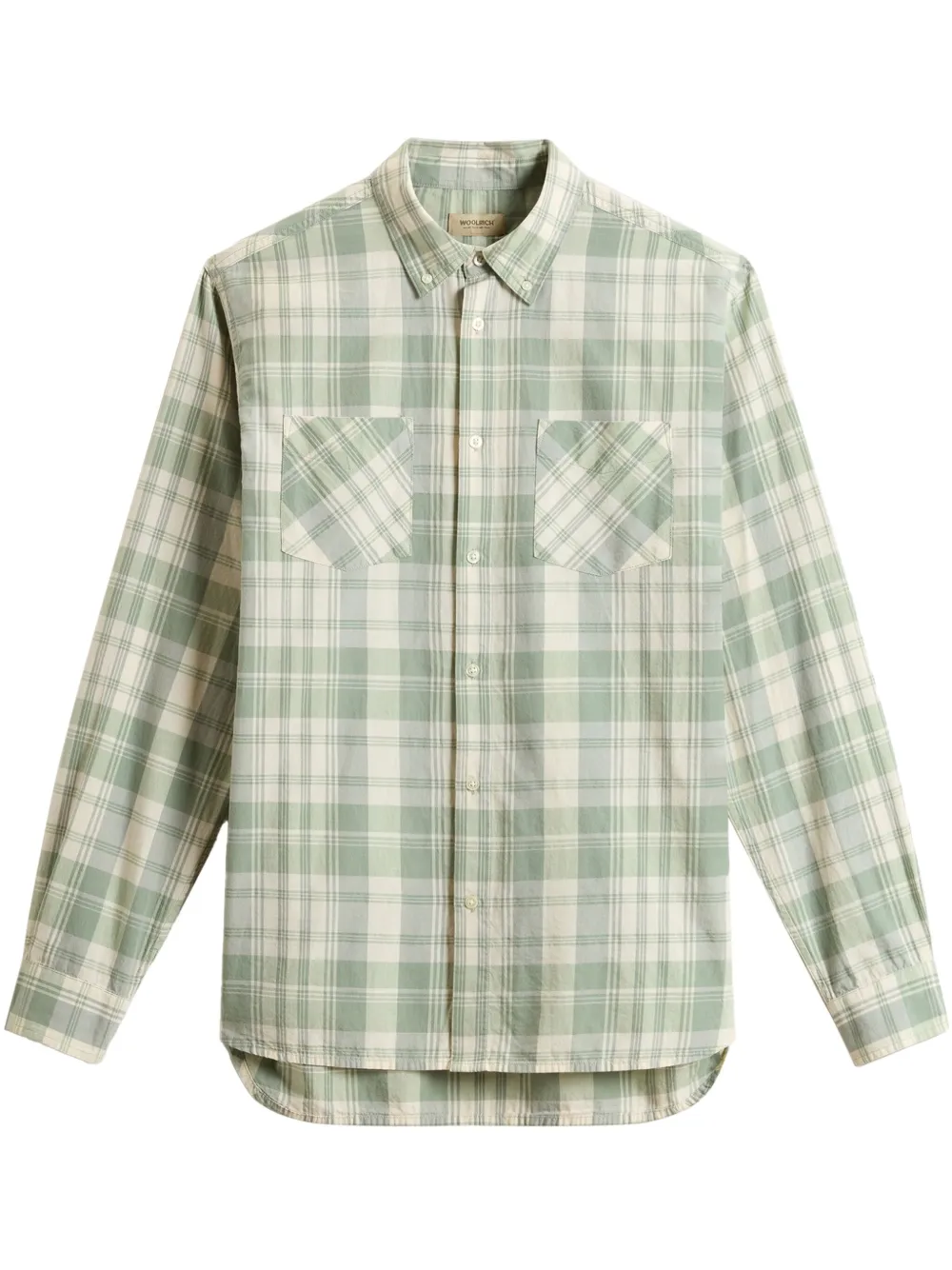 Woolrich Madras-checked shirt | Green | Image 1