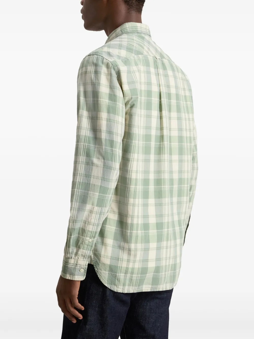 Woolrich Overhemd met Madras-ruit Groen