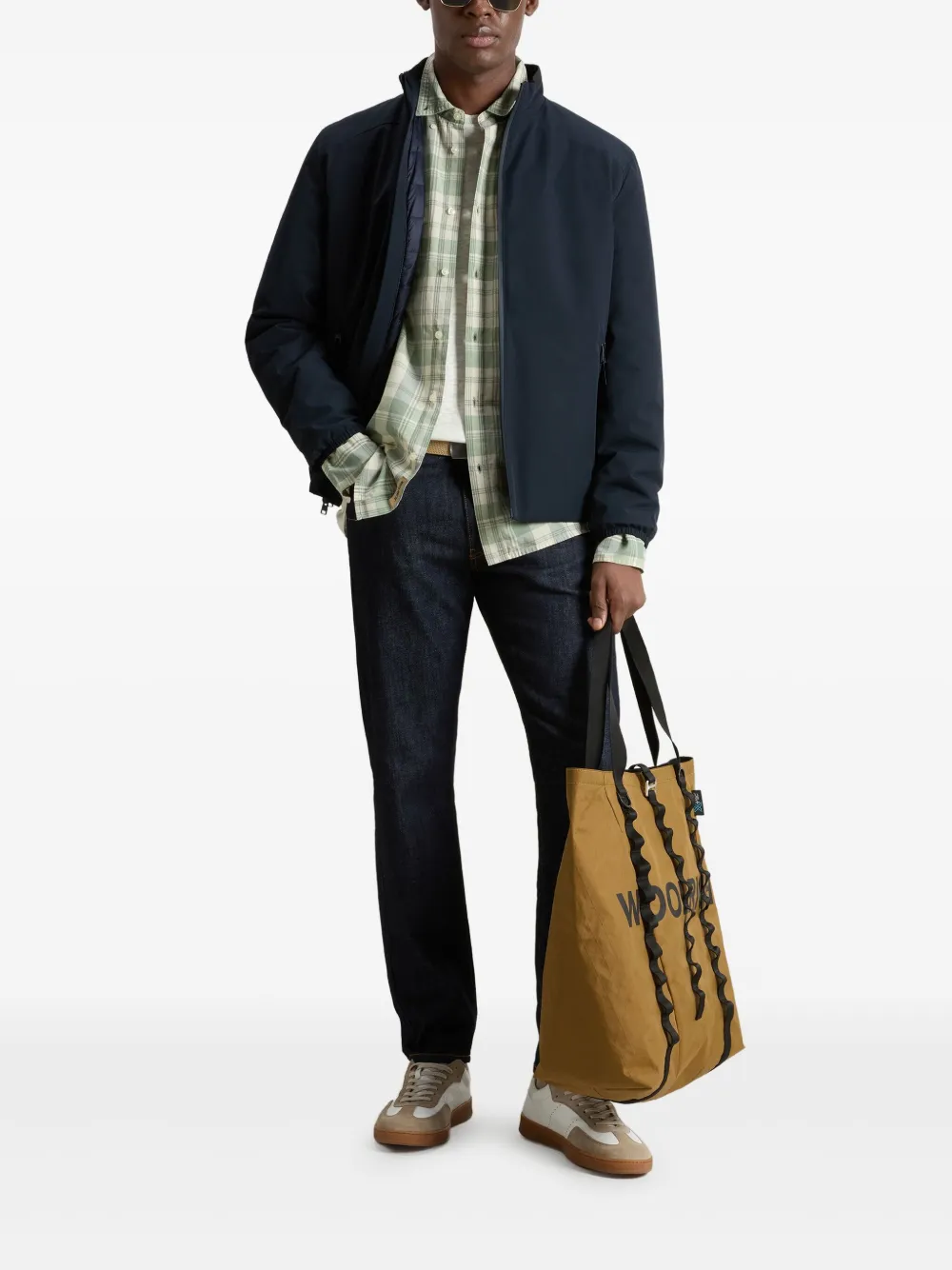 Woolrich Overhemd met Madras-ruit - Groen