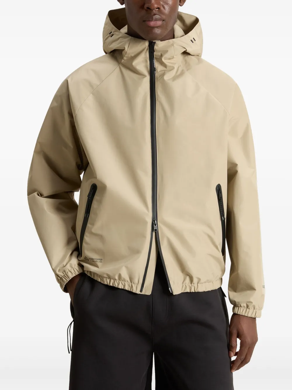 Woolrich Jack met capuchon en rits Beige