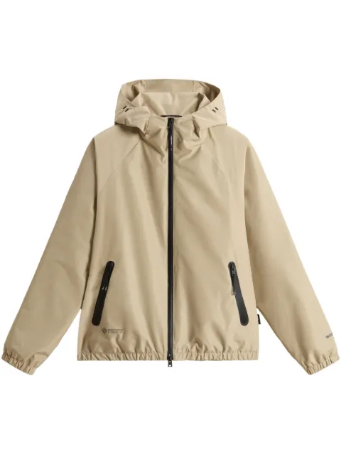 Woolrich chamarra con capucha y cierre