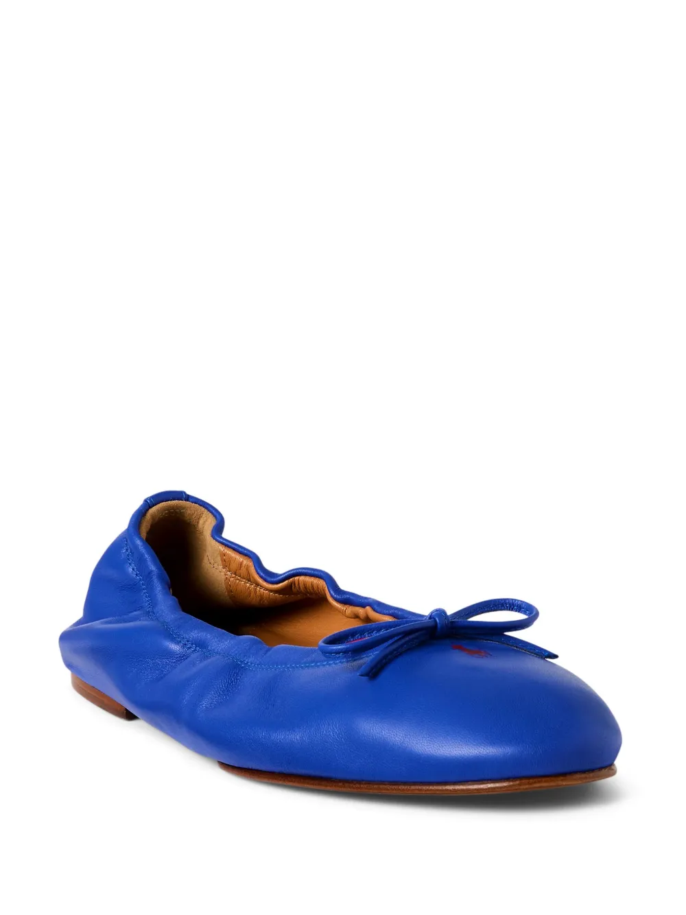 Polo Ralph Lauren leather ballet flats Blue