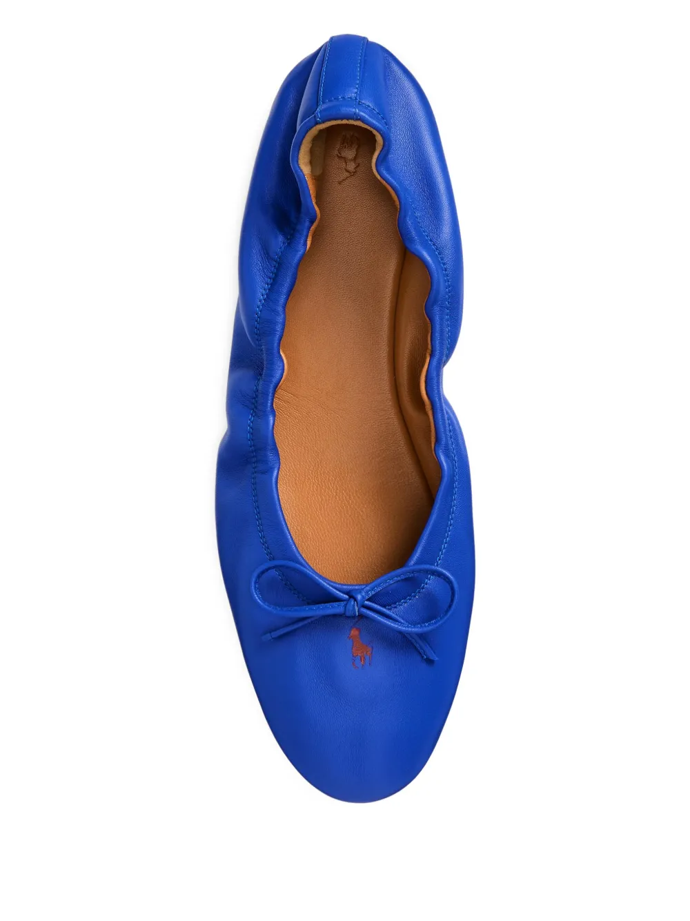 Polo Ralph Lauren leather ballet flats Blue