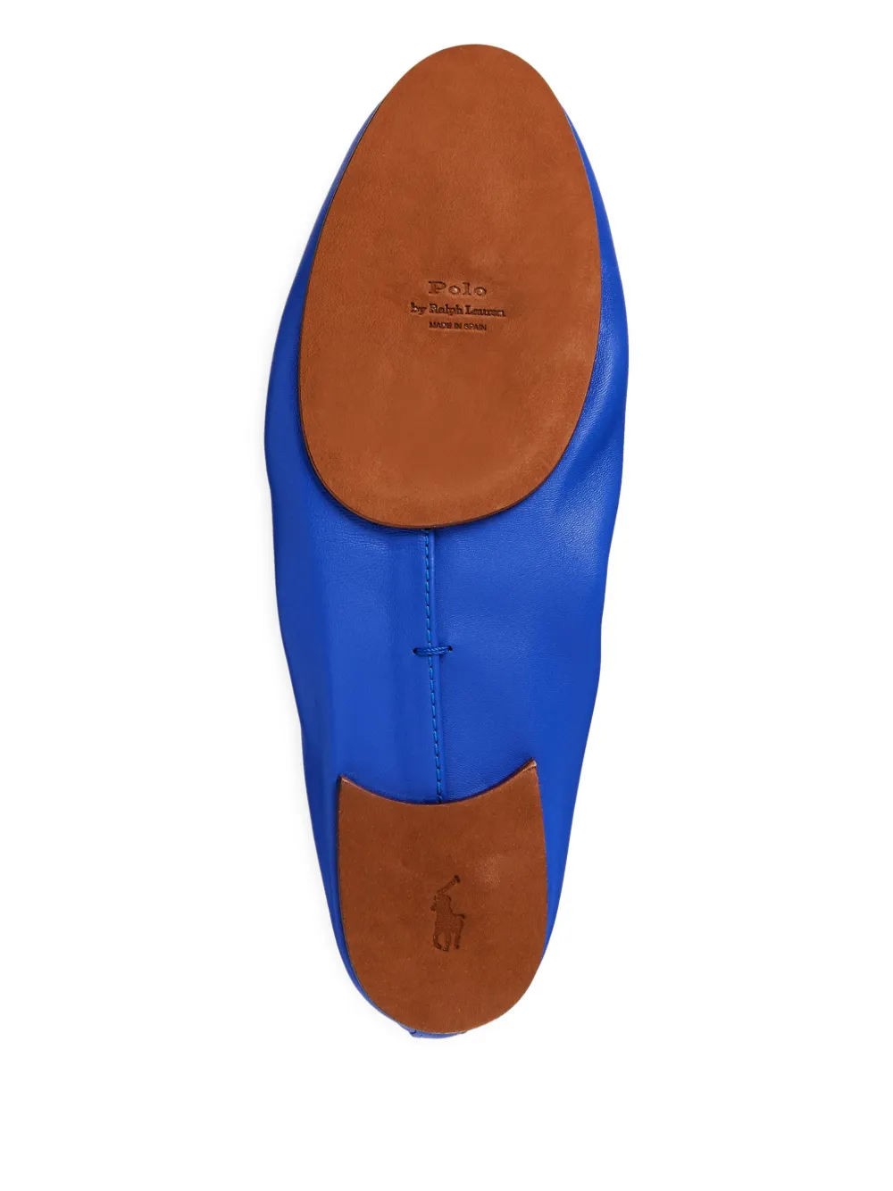 Polo Ralph Lauren leather ballet flats Blue