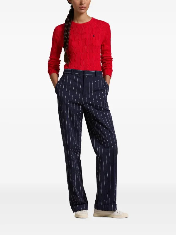 【送料&関税込】Polo Ralph Lauren Polo Pony Embroidered Knit Polo Ralph Lauren Polo Pony-embroidered Sweater | Blue