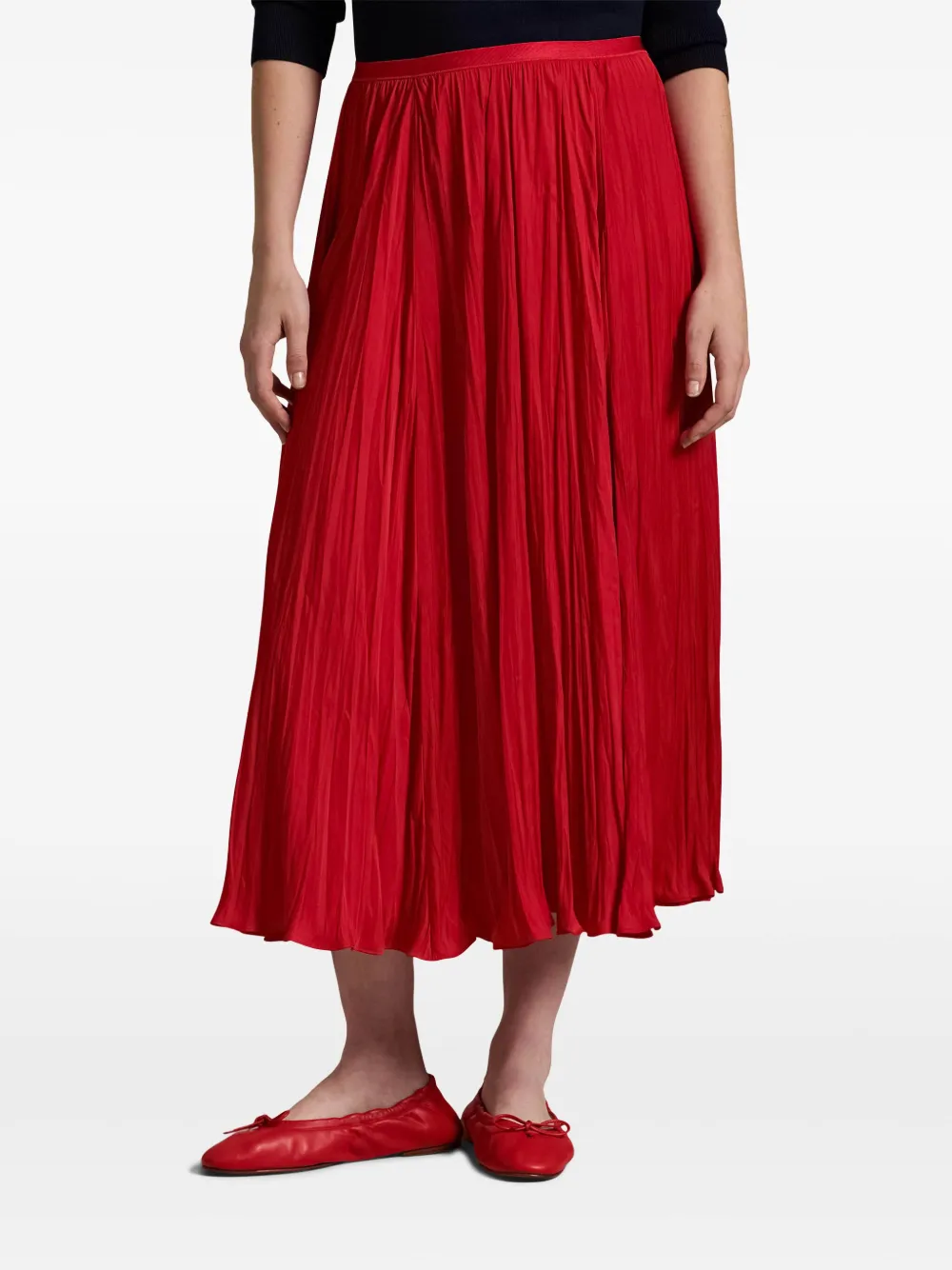 Polo Ralph Lauren geplooide rok Rood