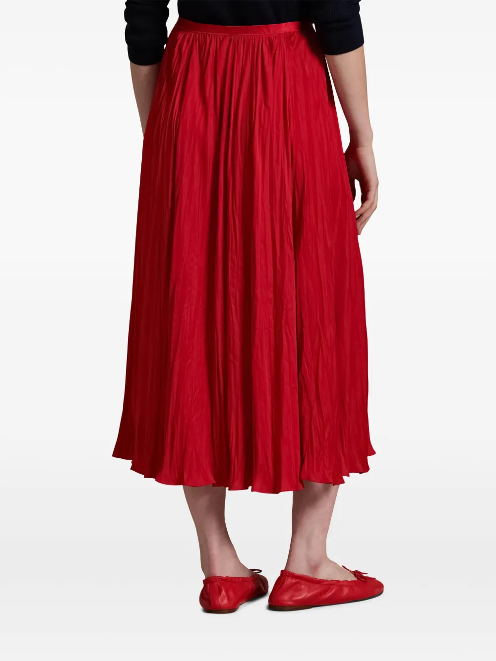 Polo Ralph Lauren geplooide rok Rood