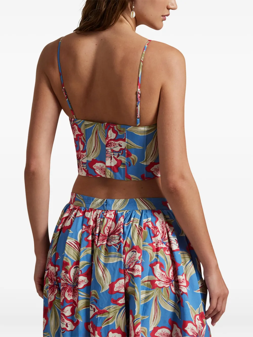 Polo Ralph Lauren Top met bloemenprint Blauw