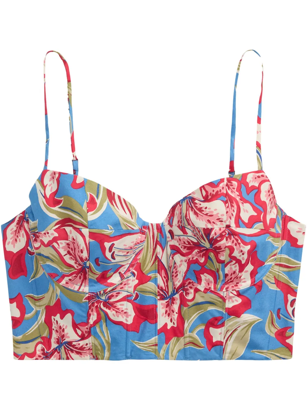 Polo Ralph Lauren Top met bloemenprint Blauw