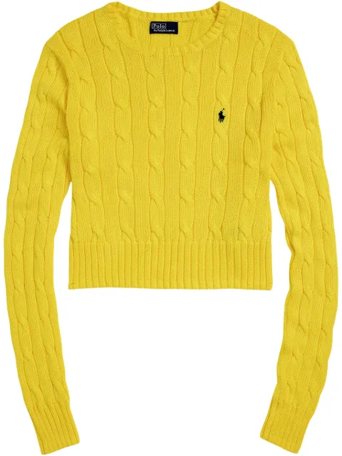 Polo Ralph Lauren pull à motif Polo Pony brodé