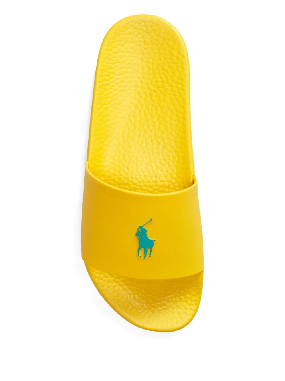 Polo Ralph Lauren Polo Pony Slides In Yellow