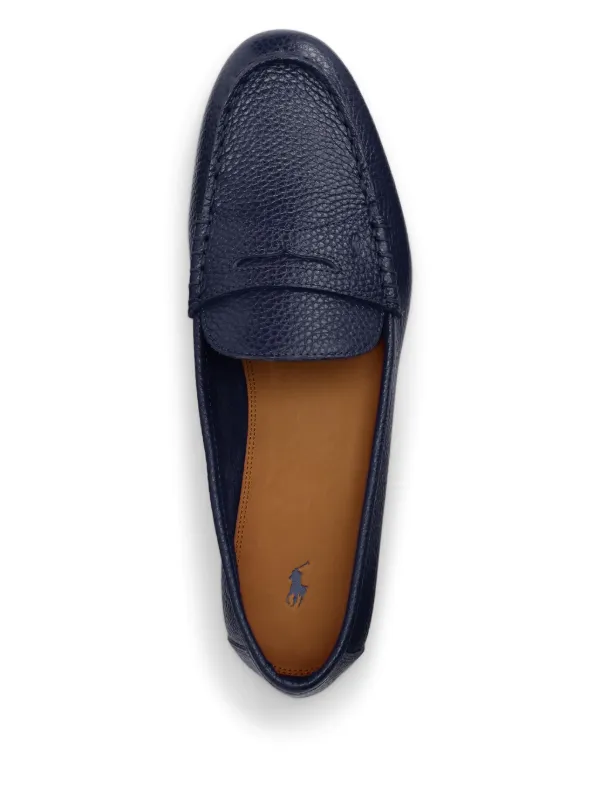 Polo Ralph Lauren レザーローファー | ブルー | FARFETCH JP