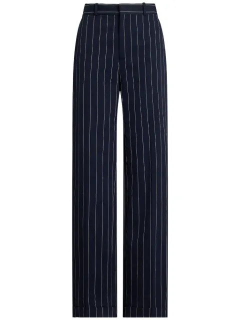 Polo Ralph Lauren pinstriped straight-leg trousers