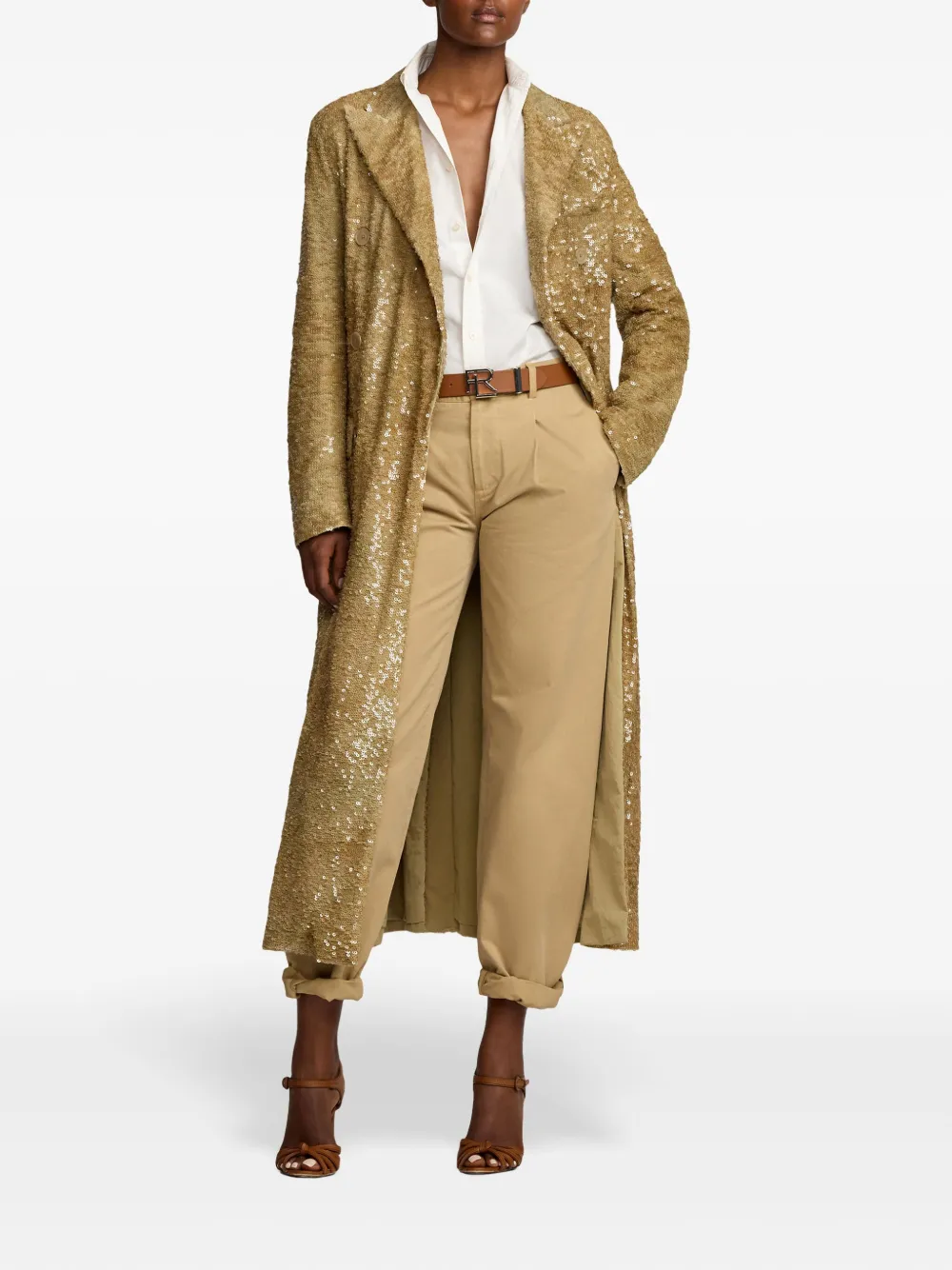 Ralph Lauren Collection Macy jas Goud