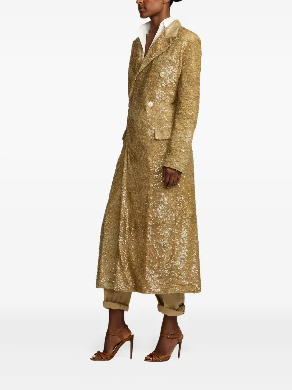 Ralph Lauren Collection Macy コート | ゴールドトーン | FARFETCH JP