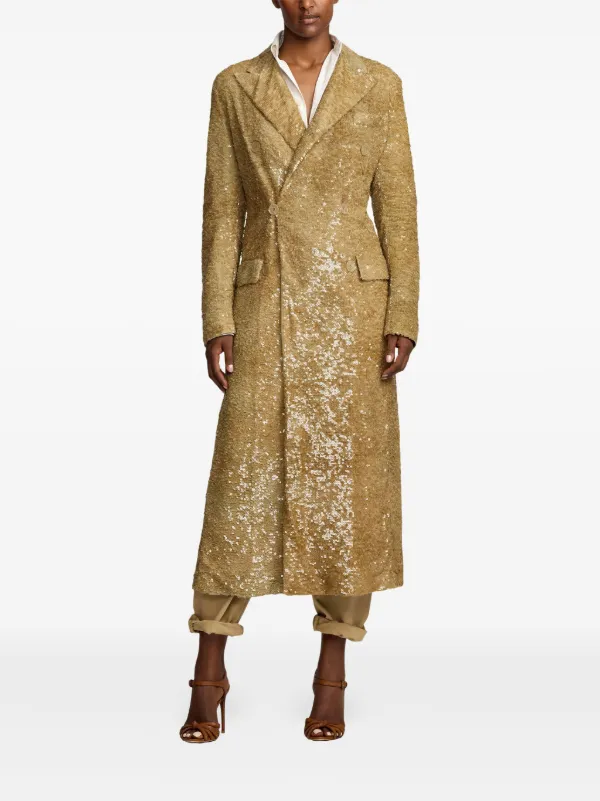 Ralph Lauren Collection Macy コート | ゴールドトーン | FARFETCH JP