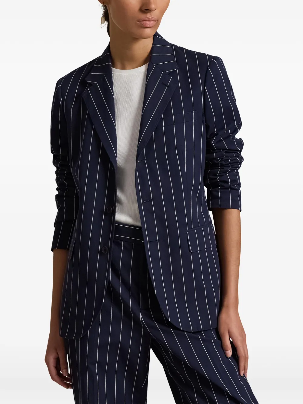 Polo Ralph Lauren Gestreepte blazer Blauw