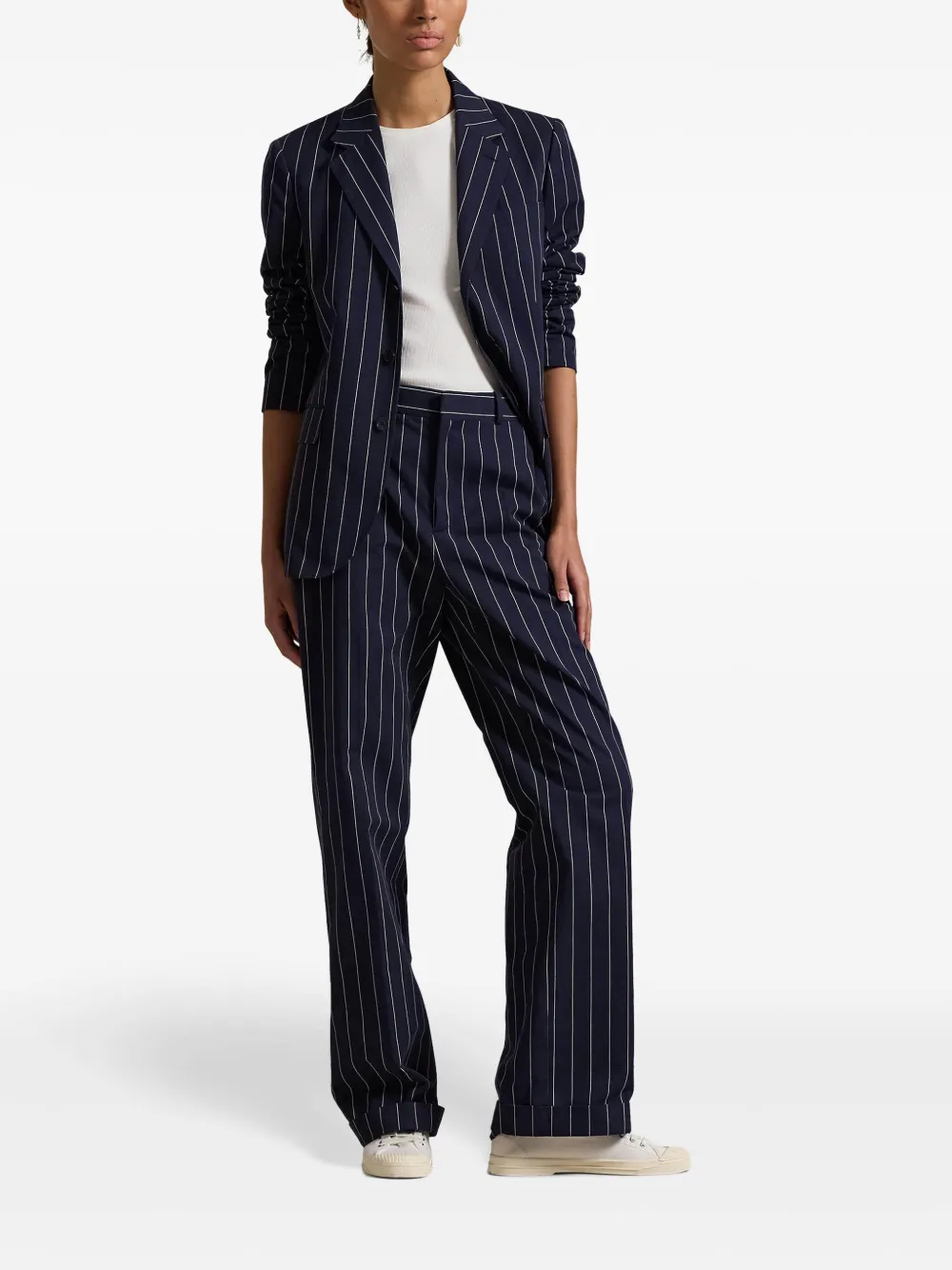 Polo Ralph Lauren Gestreepte blazer Blauw