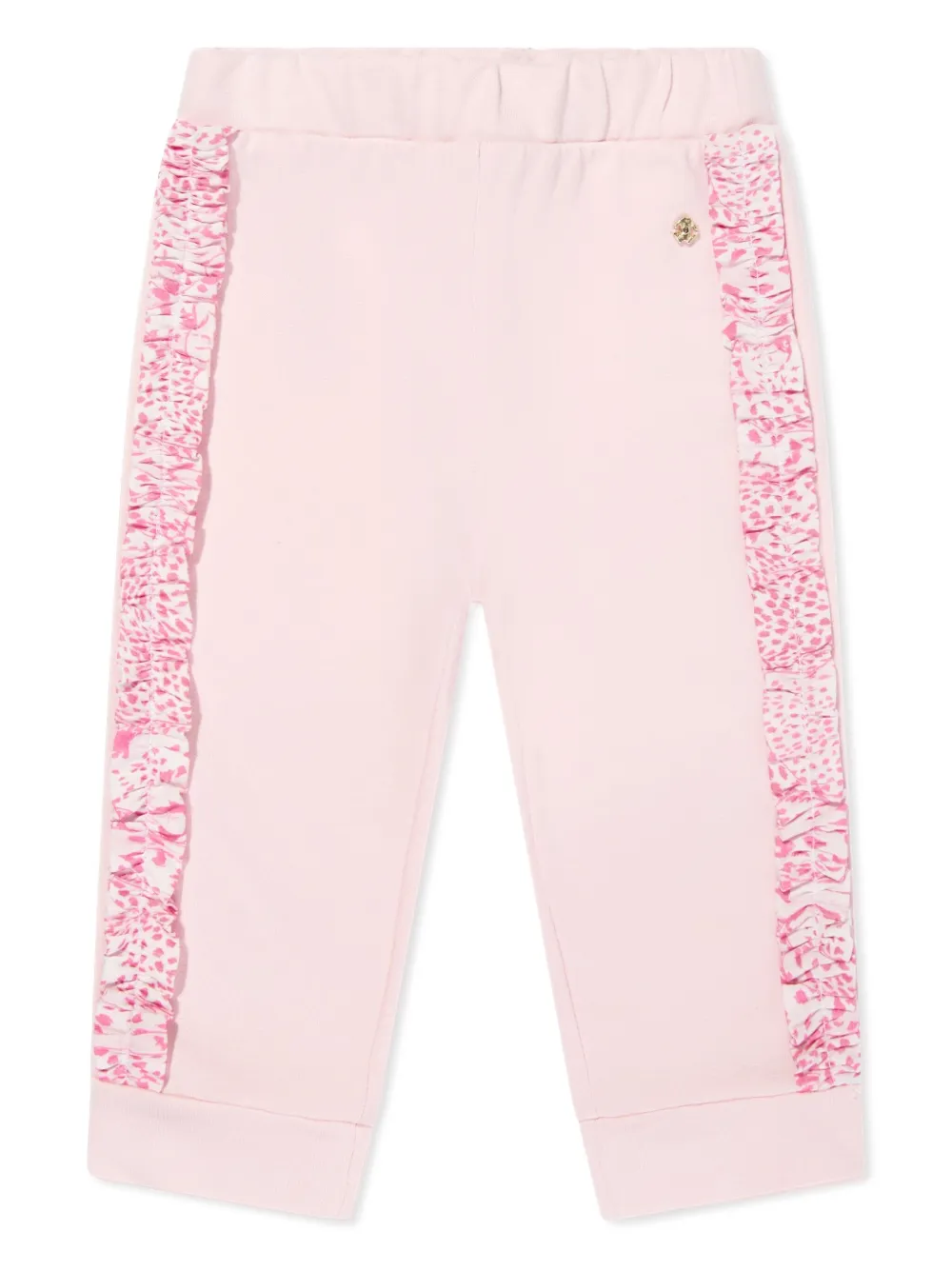 Roberto Cavalli Junior ラッフル トラックパンツ - ピンク Roberto Cavalli Junior ラッフル トラックパンツ - ピンク